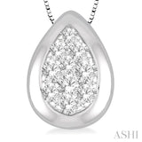 Pear Shape Lovebright Essential Diamond Pendant