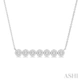 LOVEBRIGHT ESSENTIAL DIAMOND BAR NECKLACE
