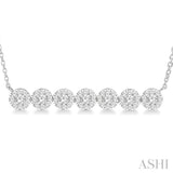 LOVEBRIGHT ESSENTIAL DIAMOND BAR NECKLACE