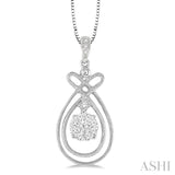 PEAR SHAPE LOVEBRIGHT DIAMOND PENDANT
