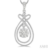 PEAR SHAPE LOVEBRIGHT DIAMOND PENDANT