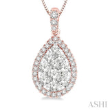PEAR SHAPE LOVEBRIGHT ESSENTIAL DIAMOND PENDANT