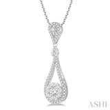 PEAR SHAPE LOVEBRIGHT DIAMOND PENDANT