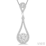 PEAR SHAPE LOVEBRIGHT DIAMOND PENDANT