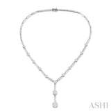 Paperclip Lovebright Diamond Fashion Necklace