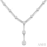 Paperclip Lovebright Diamond Fashion Necklace