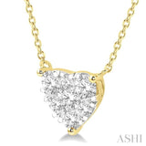 Heart Shape Lovebright Essential Diamond Pendant