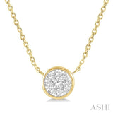 Round Shape Lovebright Essential Diamond Pendant