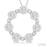 LOVEBRIGHT DIAMOND CIRCLE PENDANT