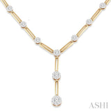 Paperclip Lovebright Diamond Fashion Necklace