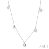 LOVEBRIGHT DIAMOND STATION NECKLACE