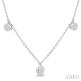 LOVEBRIGHT DIAMOND STATION NECKLACE
