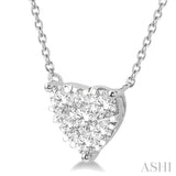Heart Shape Lovebright Essential Diamond Pendant