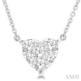 Heart Shape Lovebright Essential Diamond Pendant