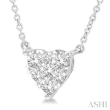 Heart Shape Lovebright Essential Diamond Pendant