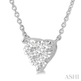 Heart Shape Lovebright Essential Diamond Pendant