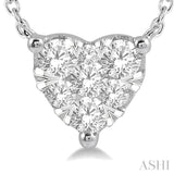 Heart Shape Lovebright Essential Diamond Pendant