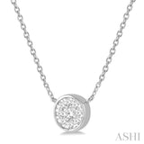 Round Shape Lovebright Essential Diamond Pendant