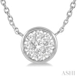 Round Shape Lovebright Essential Diamond Pendant
