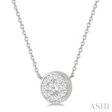Round Shape Lovebright Essential Diamond Pendant