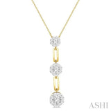 Paperclip Lovebright Diamond Fashion Pendant