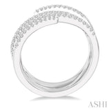 DIAMOND OPEN SPIRAL FASHION RING