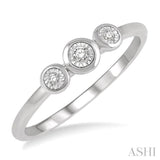 THREE STONE DIAMOND PROMISE RING