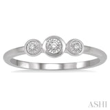THREE STONE DIAMOND PROMISE RING