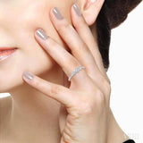 THREE STONE DIAMOND PROMISE RING