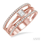 DIAMOND FASHION OPEN RING