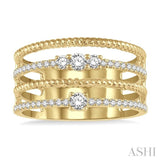 DIAMOND FASHION OPEN RING