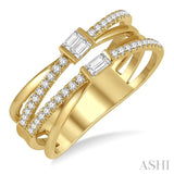 DIAMOND FASHION OPEN RING