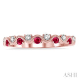 GEMSTONE & DIAMOND BAND