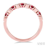 GEMSTONE & DIAMOND BAND