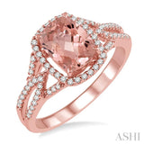 GEMSTONE & DIAMOND RING