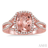 GEMSTONE & DIAMOND RING