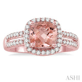 GEMSTONE & DIAMOND RING
