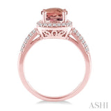 GEMSTONE & DIAMOND RING