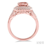 GEMSTONE & DIAMOND RING