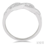 SILVER INFINITY DIAMOND RING
