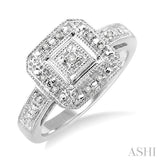 SILVER DIAMOND RING