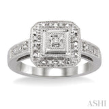 SILVER DIAMOND RING