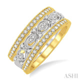 STACKABLE DIAMOND RING SET
