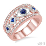 GEMSTONE & DIAMOND RING
