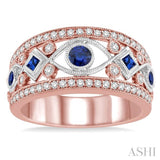 GEMSTONE & DIAMOND RING