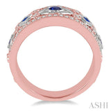 GEMSTONE & DIAMOND RING