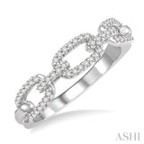 DIAMOND PAPER CLIP RING