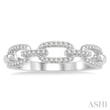 DIAMOND PAPER CLIP RING