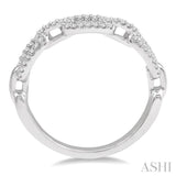 DIAMOND PAPER CLIP RING