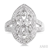 SILVER DIAMOND RING
